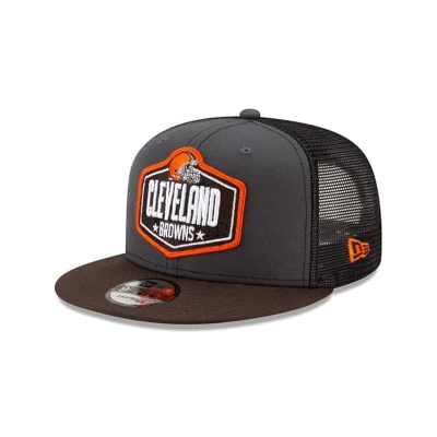 Cleveland Browns Gorra | New Era NFL Draft 9fifty Snapback Cap Mexico - Grises
